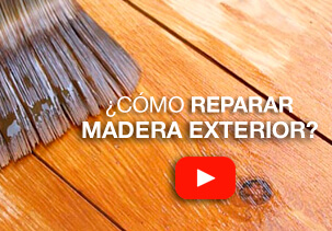 ¿Cómo reparar madera exterior?