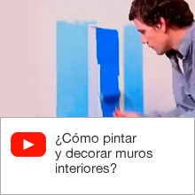 ¿Cómo pintar y decorar muros interiores?