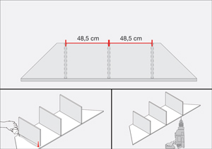 Pasos para construcción de bowindown en la sala de estar